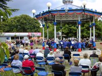 The Southend Band at Priory Park Bandstand 2008.jpg